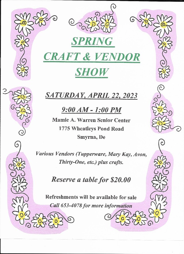 Spring craft show